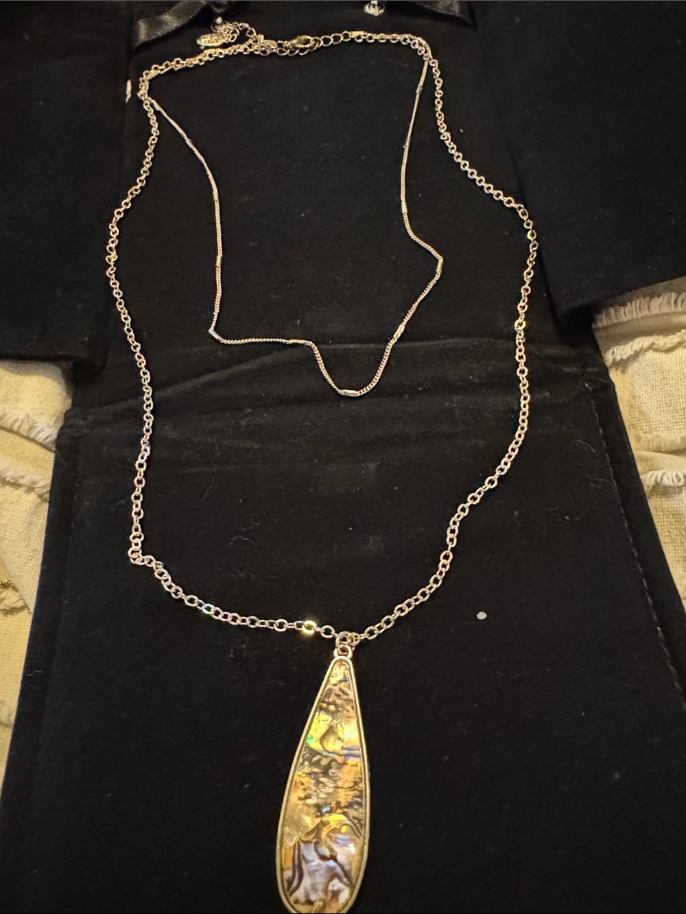 Time & Tru Gold Teardrop Pendant Necklace - Women Jewelry